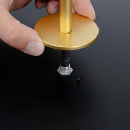 Umage Asteria Plus Pendant Lamp - Black - Mini - Brass Top Colour: Black, Size: Mini, Style: Brass - thumbnail 2