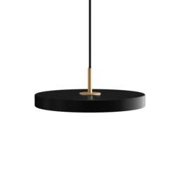 Umage Asteria Plus Pendant Lamp - Black - Mini - Brass Top Colour: Black, Size: Mini, Style: Brass