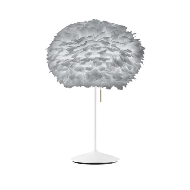 Umage Eos Table Lamp - Light Grey Feather Eos Medium/White Sante Stand - image 1