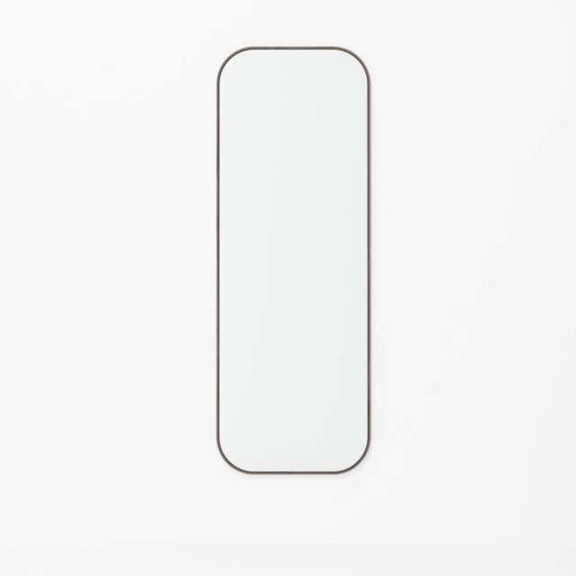 Wireworks Gaze Rectangular Wall Mirror - Walnut - image 1