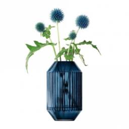 LSA International Rotunda Vase - Sapphire Blue - 15cm