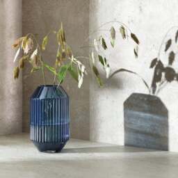 LSA International Rotunda Vase - Sapphire Blue - 15cm - thumbnail 2