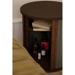 Umage Audacious Side Table - Dark Oak - Morning Meadows Colour: Morning Meadows - thumbnail 7