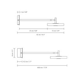 Umage Asteria Wall Light - Long - Black Colour: Black, Mounting: Not Hardwired - thumbnail 3