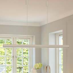 Umage Hazel Branch Pendant Lamp - 150cm - White / Brushed Steel Colour: White / Brushed Steel, Size: Width 150cm - thumbnail 1
