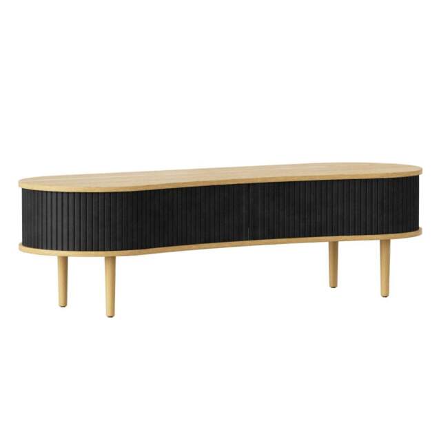 Umage Audacious TV Bench - Oak - Charcoal Colour: Charcoal - image 1