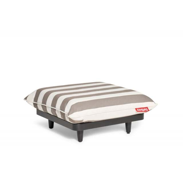 Fatboy Paletti Modular Outdoor Lounge Furniture - Cacao Stripe Option: Modular Hocker