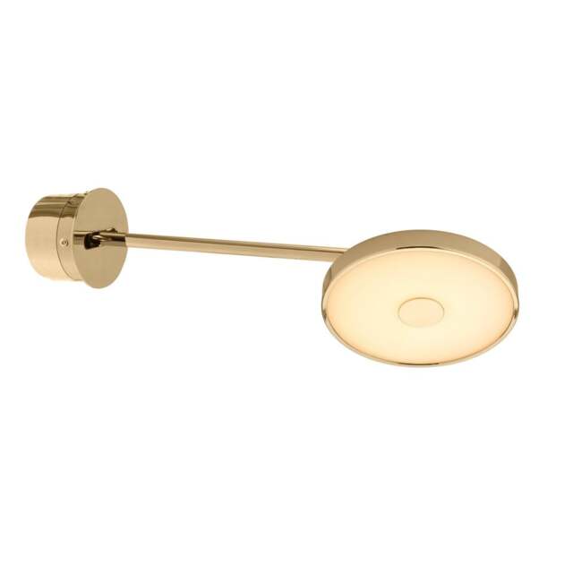 Umage Asteria Long Monochrome Wall Light - Polished Brass Colour: Polished Brass, Mounting: Hardwired - image 1
