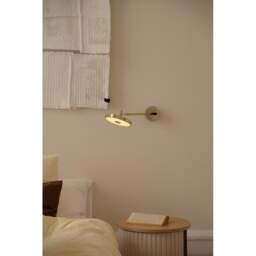 Umage Asteria Long Monochrome Wall Light - Polished Brass Colour: Polished Brass, Mounting: Hardwired - thumbnail 4