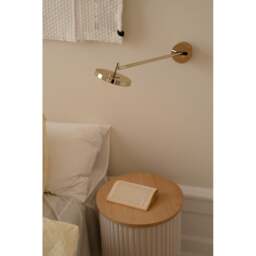 Umage Asteria Long Monochrome Wall Light - Polished Brass Colour: Polished Brass, Mounting: Hardwired - thumbnail 3