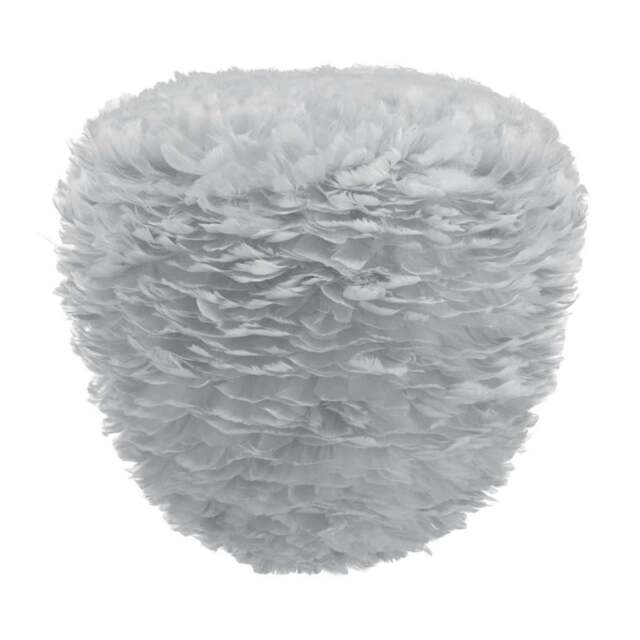 Umage Eos Evia Feather Pendant Shade - Light Grey - Large - 55cm with Black Rosette Cord Set With or Without Cord Set: With Black Rosette Cord Set - image 1