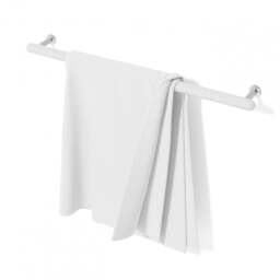 Wireworks Yoku 680 Single Towel Rail - Oyster White - thumbnail 2