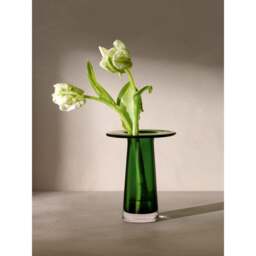 LSA International Victoria Vase - H15cm - Fern Green - thumbnail 2