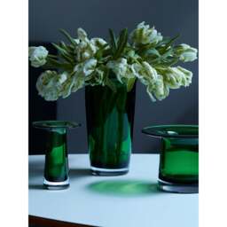 LSA International Victoria Vase - H15cm - Fern Green - thumbnail 5