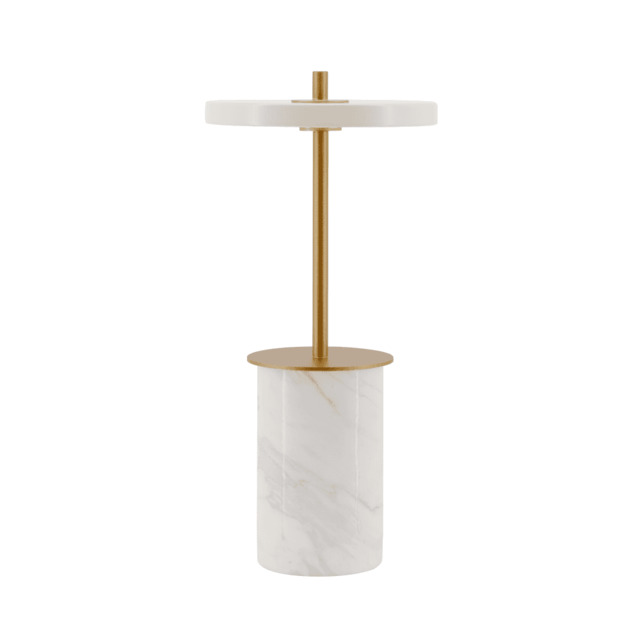 Umage Asteria Move Mini Portable Table Lamp - Pearl White Marble - image 1