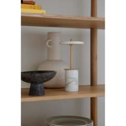 Umage Asteria Move Mini Portable Table Lamp - Pearl White Marble - thumbnail 4