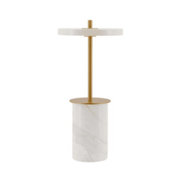 Umage Asteria Move Mini Portable Table Lamp - Pearl White Marble - thumbnail 1