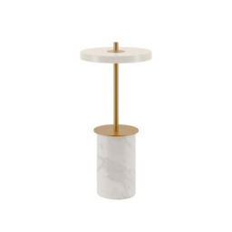 Umage Asteria Move Mini Portable Table Lamp - Pearl White Marble - thumbnail 2