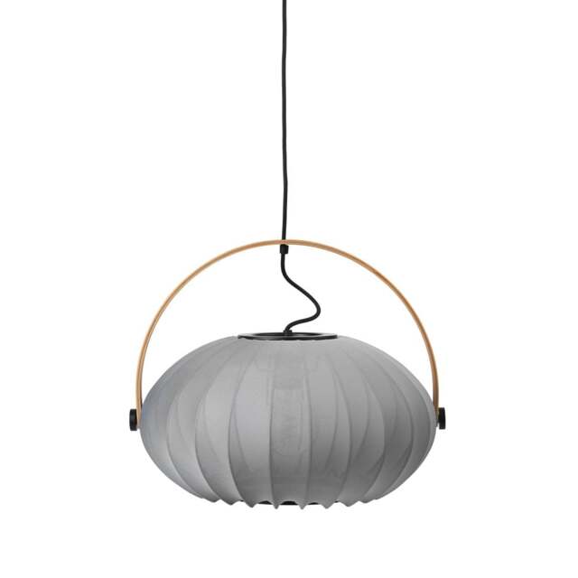 Halo Design DC Textile Pendant Light - O 40 cm Colour: Stone Grey - image 1
