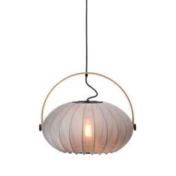 Halo Design DC Textile Pendant Light - O 40 cm Colour: Stone Grey - thumbnail 3