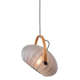 Halo Design DC Textile Pendant Light - O 40 cm Colour: Stone Grey - thumbnail 2