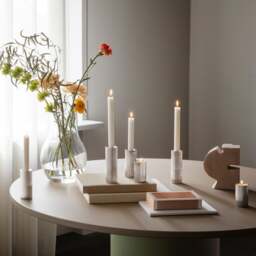 Georg Jensen Bernadotte Tealight/Taper Candle Holders - Set of 3 - thumbnail 4