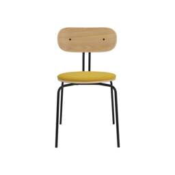 Umage Curious Dining Chair - Oak - Black Legs - Curry Sun Cushion Leg Colour: Black Legs, Colour: Curry Sun - thumbnail 3