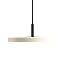 Umage Asteria Micro Pendant Light - Pearl White - Black Top Colour: Pearl White, Asteria Detail: Black - thumbnail 2