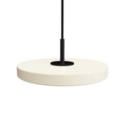 Umage Asteria Micro Pendant Light - Pearl White - Black Top Colour: Pearl White, Asteria Detail: Black