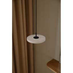 Umage Asteria Micro Pendant Light - Pearl White - Black Top Colour: Pearl White, Asteria Detail: Black - thumbnail 4