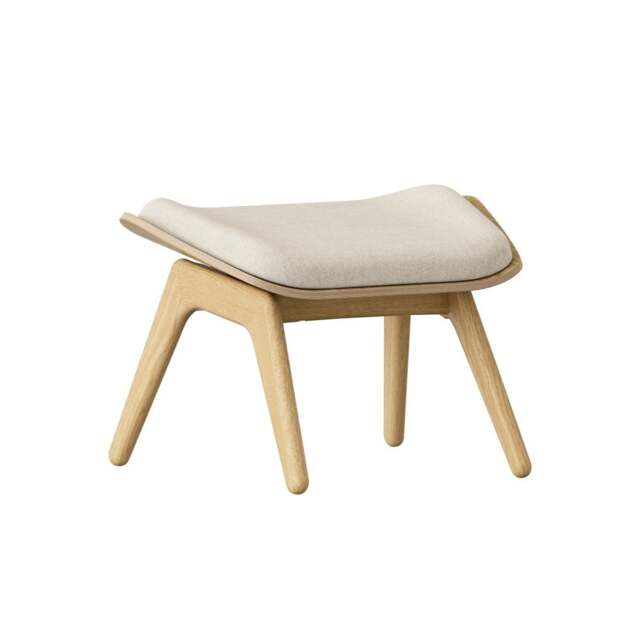 Umage The Reader Ottoman - Oak - White Sands Colour: White Sands - image 1