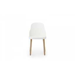 Normann Copenhagen Allez Chair - White - Lacquered Oak Legs - Polyamide Seat Colour: White, Leg Colour: Lacquered Oak, Seat Option: Polyamide - thumbnail 3