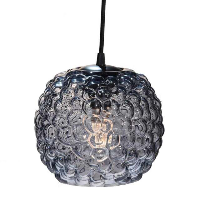 Halo Design Grape Pendant Light - 20cm - Smoke Size: O 20cm, Colour: Smoke