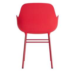 Normann Copenhagen Form Armchair - Bright Red - Bright Red Legs Shell Colour: Bright Red, Leg Colour: Matching Shell Colour - thumbnail 4