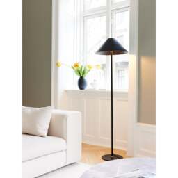 Halo Design Hygge Floor Lamp - H 140cm - Graphite Black Colour: Graphite Black - thumbnail 2