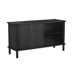 Umage Italic Sideboard - Black Oak - 1 Oak Door & 1 Glass Door door option: 1 Oak Door & 1 Glass Door - thumbnail 4