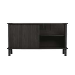 Umage Italic Sideboard - Black Oak - 1 Oak Door & 1 Glass Door door option: 1 Oak Door & 1 Glass Door - thumbnail 3