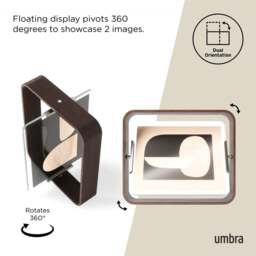 Umbra Bellwood Picture Frame - Aged Walnut - 8 x 10 Colour: Aged Walnut, Size: 8 x 10 - thumbnail 7