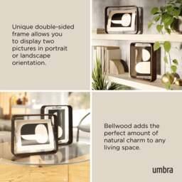 Umbra Bellwood Picture Frame - Aged Walnut - 8 x 10 Colour: Aged Walnut, Size: 8 x 10 - thumbnail 6