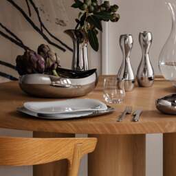 Georg Jensen Cobra Serving Bowl - Mirror Polished Stainless Steel - 240mm Size: Medium - thumbnail 3