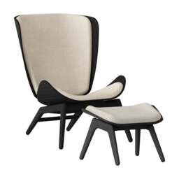 Umage The Reader Armchair - Black Oak - White Sands Colour: White Sands - thumbnail 3