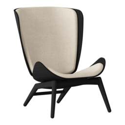 Umage The Reader Armchair - Black Oak - White Sands Colour: White Sands - thumbnail 1