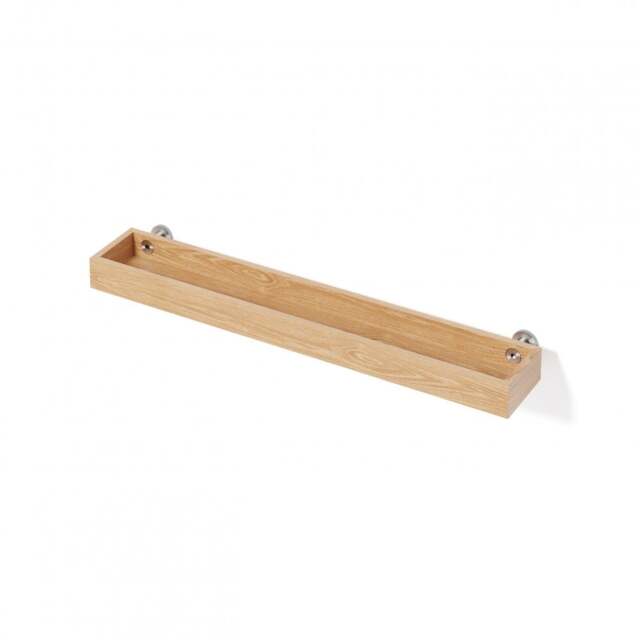 Wireworks Yoku 554 Bathroom Tray Shelf - Oak - image 1