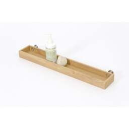 Wireworks Yoku 554 Bathroom Tray Shelf - Oak - thumbnail 2