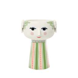 Bjorn Wiinblad Eva Vase Vase - H 20.3cm - Green - thumbnail 1
