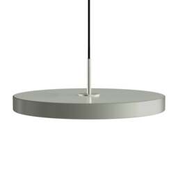 Umage Asteria Plus Pendant Lamp - Nuance Olive - Medium - Steel Top Colour: Nuance Olive, Size: Medium, Style: Steel
