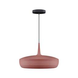Umage Clava Dine Pendant Light - Red Earth with Black Rosette Cord Set With or Without Cord Set: With Black Rosette Cord Set