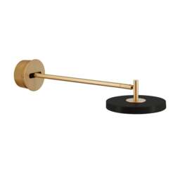 Umage Asteria Wall Light - Long - Black - Hardwired Colour: Black, Mounting: Hardwired