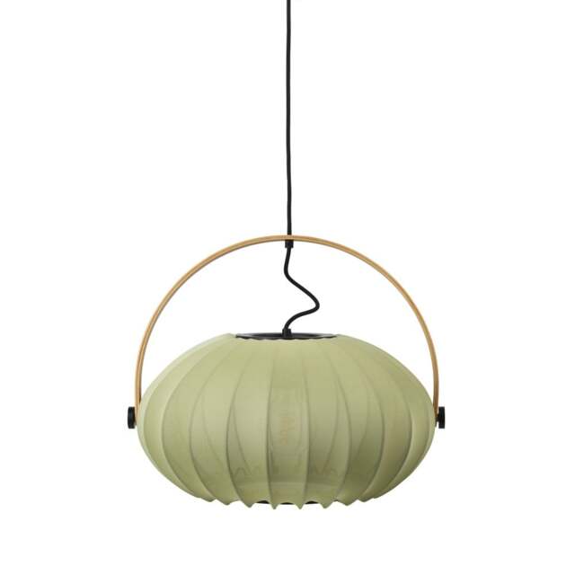 Halo Design DC Textile Pendant Light - O 40 cm Colour: Forest Green - image 1