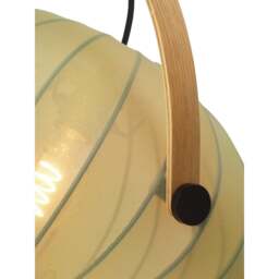 Halo Design DC Textile Pendant Light - O 40 cm Colour: Forest Green - thumbnail 4